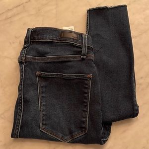 Abercrombie & Fitch skinny high Rise Raw Hem Jean Legging
